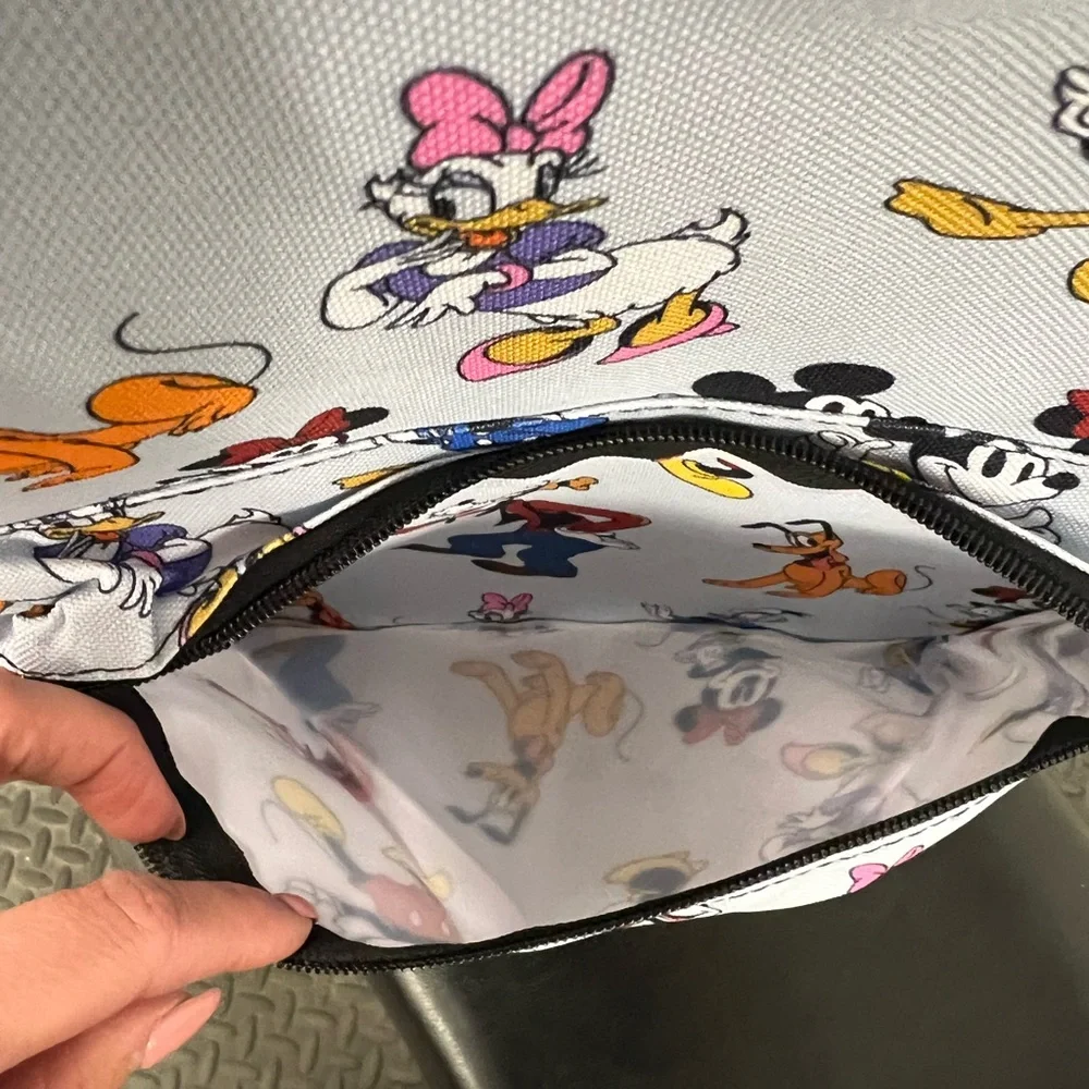 Disney Cartoon Character Print Backpack